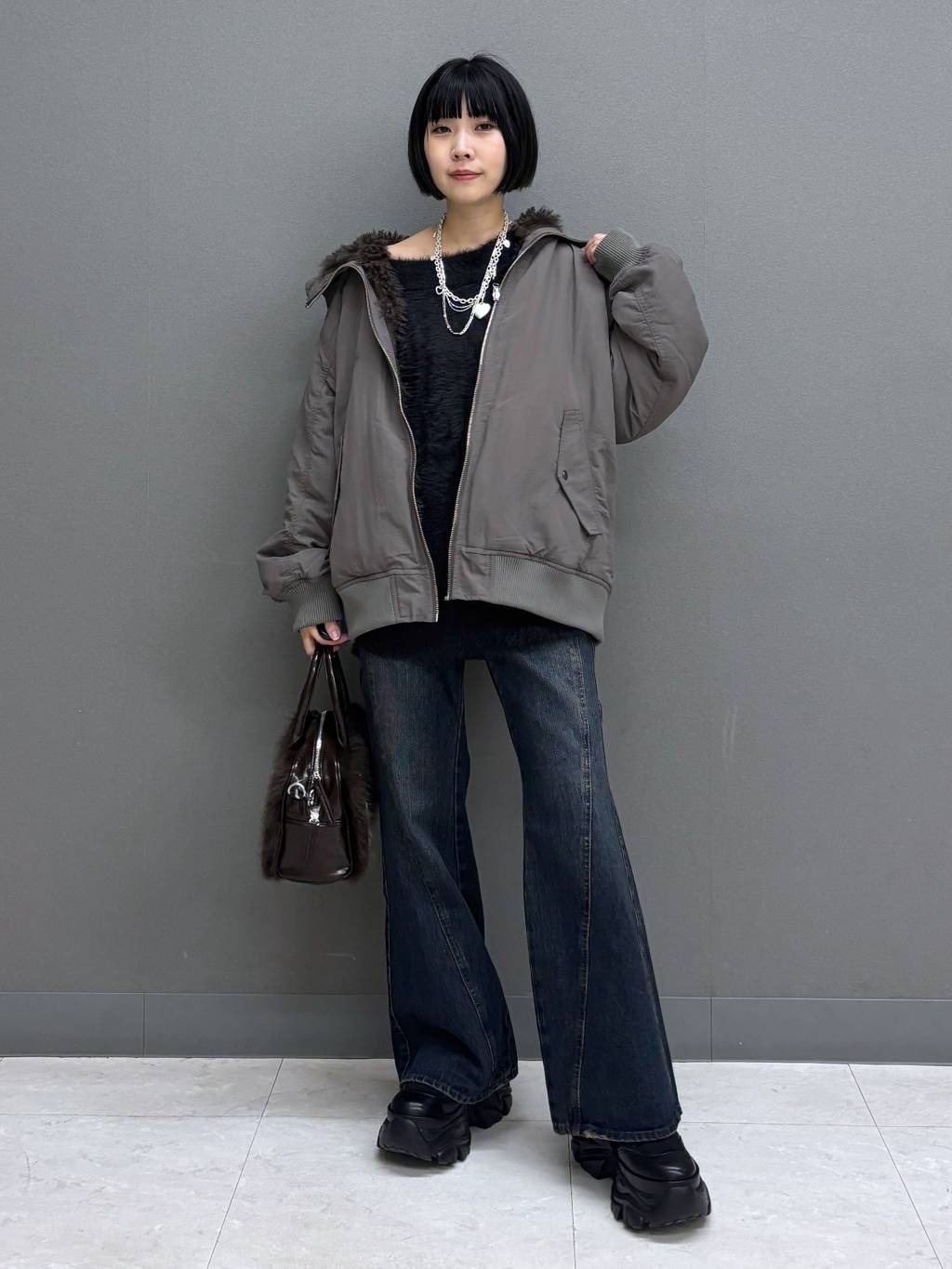 PAGEBOY | スリムレッグフレアデニム | Rakuten Fashion(楽天