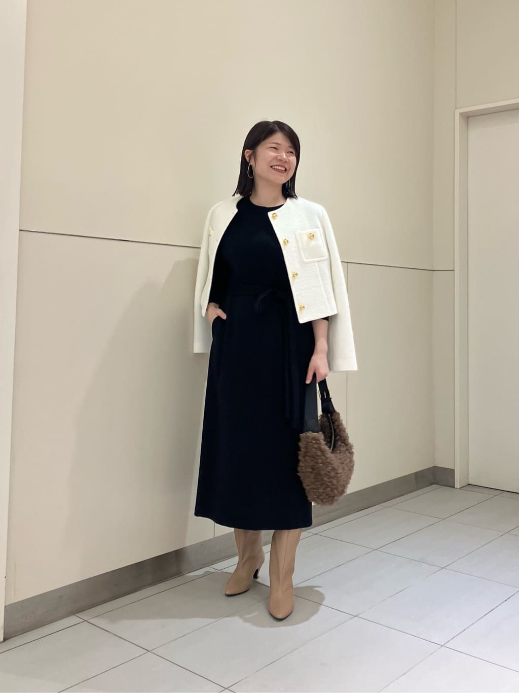 allureville | ブークレーノーカラージャケット | Rakuten Fashion