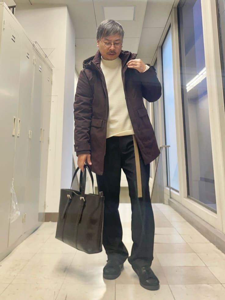 TAKEO KIKUCHIの【None Of Stress】ストレッチ ダウンブルゾンを使ったコーディネートを紹介します。｜Rakuten Fashion(楽天ファッション／旧楽天ブランドアベニュー)6520503