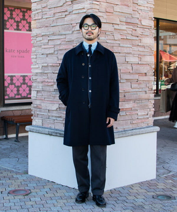 BEAMS HEARTのウール ステンカラーコートを使ったコーディネートを紹介します。｜Rakuten Fashion(楽天ファッション／旧楽天ブランドアベニュー)6520641
