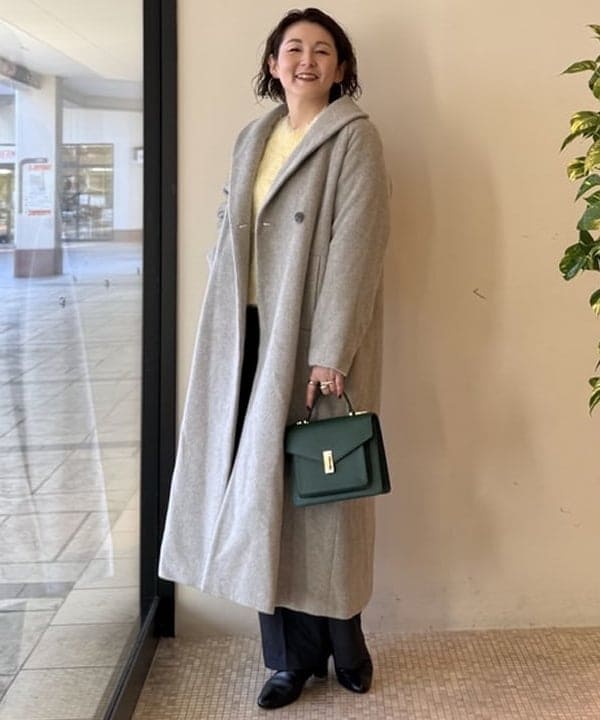 BEAMS HEARTの【手洗い可能】シャギーニット クルー プルオーバー 25AW 長袖 レディース ふわふわを使ったコーディネートを紹介します。｜Rakuten Fashion(楽天ファッション／旧楽天ブランドアベニュー)6520667