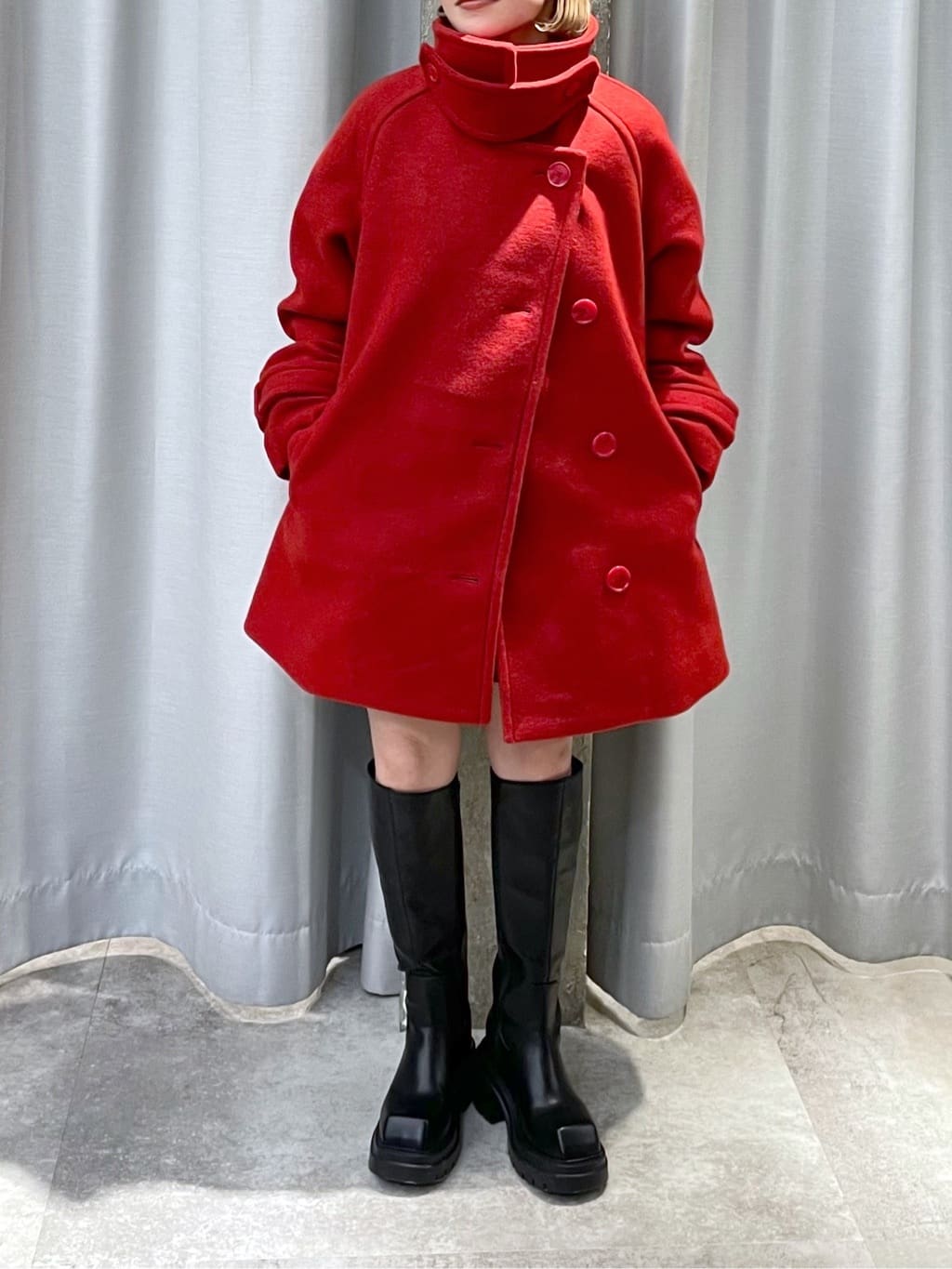 SLYのSTAND NECK MIDI コートを使ったコーディネート | Rakuten
