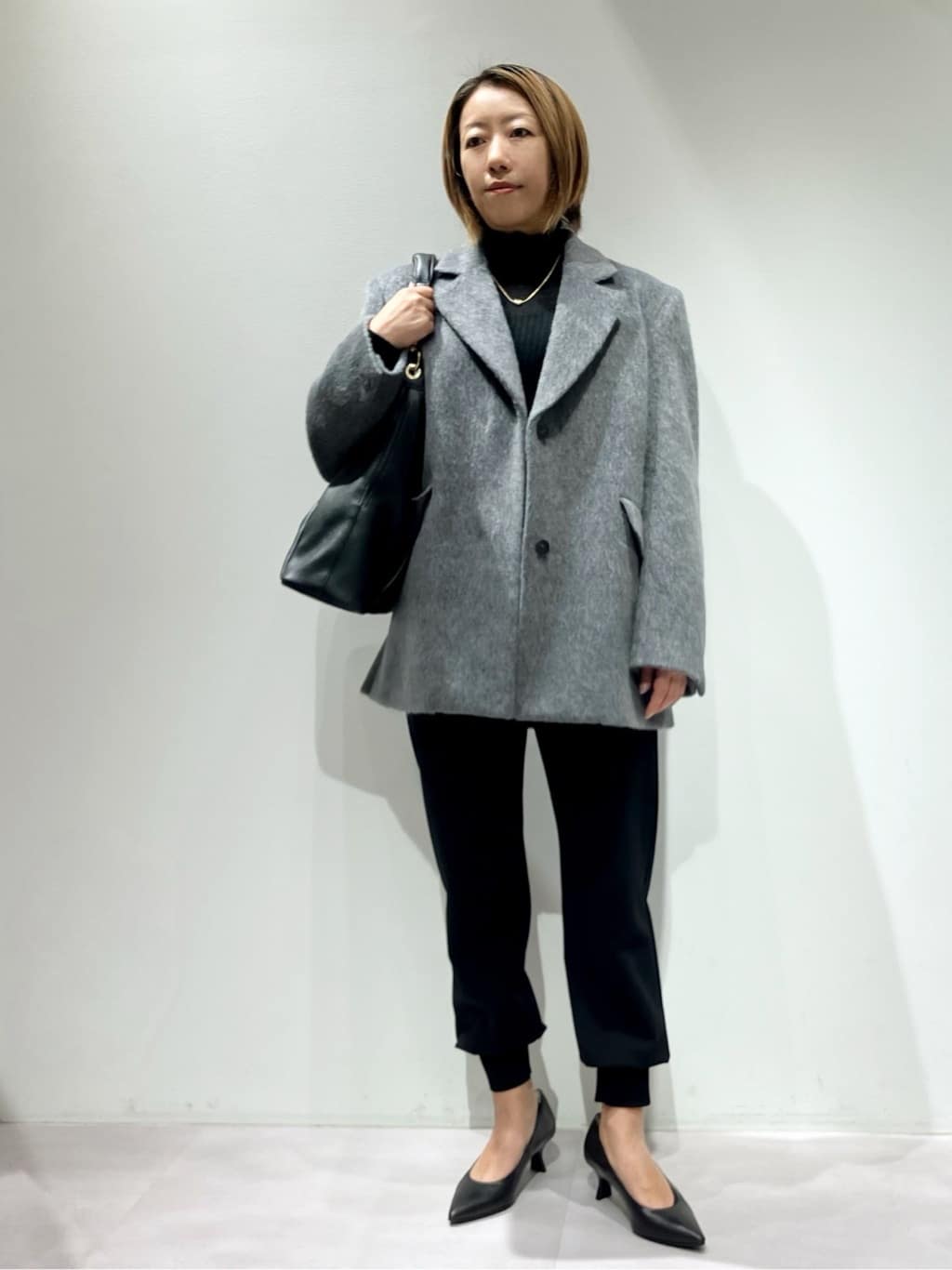 qualiteの【CLASSY・BAILA掲載】シャギージャコットを使った  