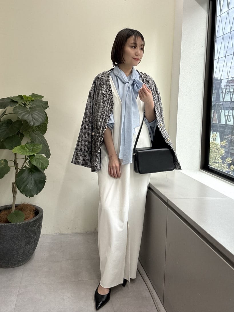 GALLARDAGALANTEの【上品×華やか】【2way】ギャザーボウタイブラウスを使ったコーディネートを紹介します。｜Rakuten Fashion(楽天ファッション／旧楽天ブランドアベニュー)6522483