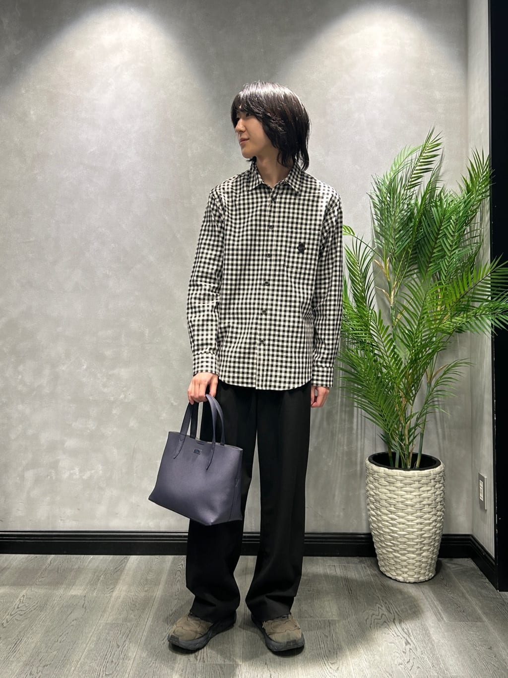 TAKEO KIKUCHIのマルチギンガムチェック シャツを使ったコーディネートを紹介します。｜Rakuten Fashion(楽天ファッション／旧楽天ブランドアベニュー)6523469