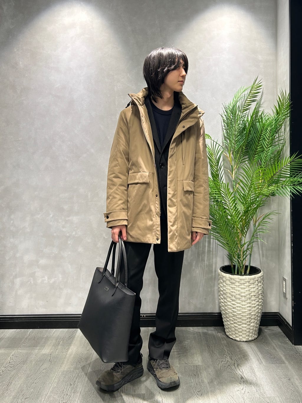 TAKEO KIKUCHIの【None Of Stress】ストレッチ ダウンブルゾンを使ったコーディネートを紹介します。｜Rakuten Fashion(楽天ファッション／旧楽天ブランドアベニュー)6523473