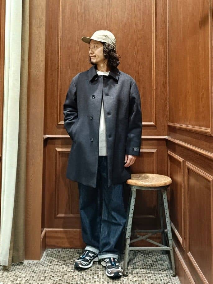 UNITED ARROWS LTD. OUTLET | 120S メルトン チェック バルカラー
