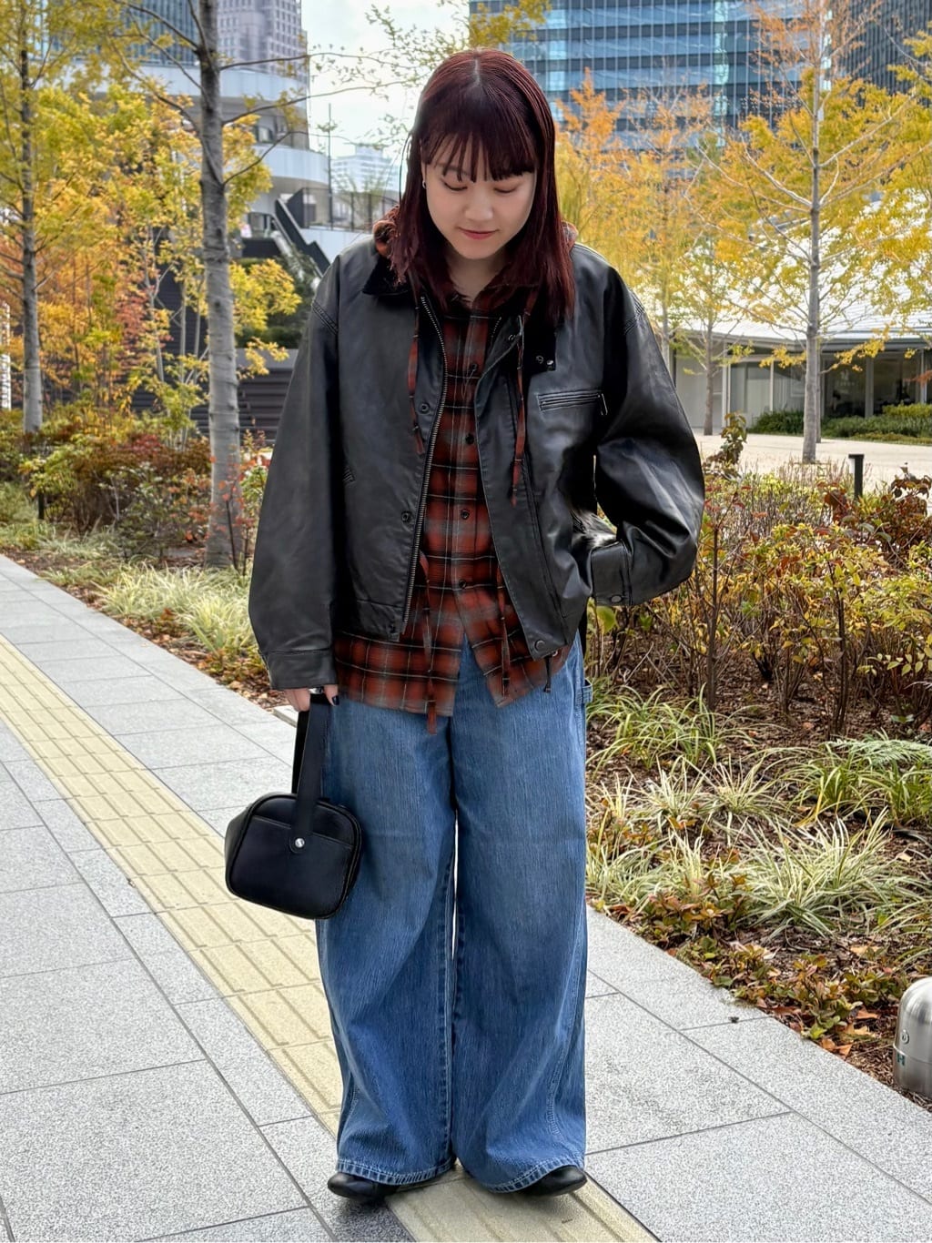 FREAK'S STORE | フェード加工 コーデュロイ襟 レザレットブルゾン