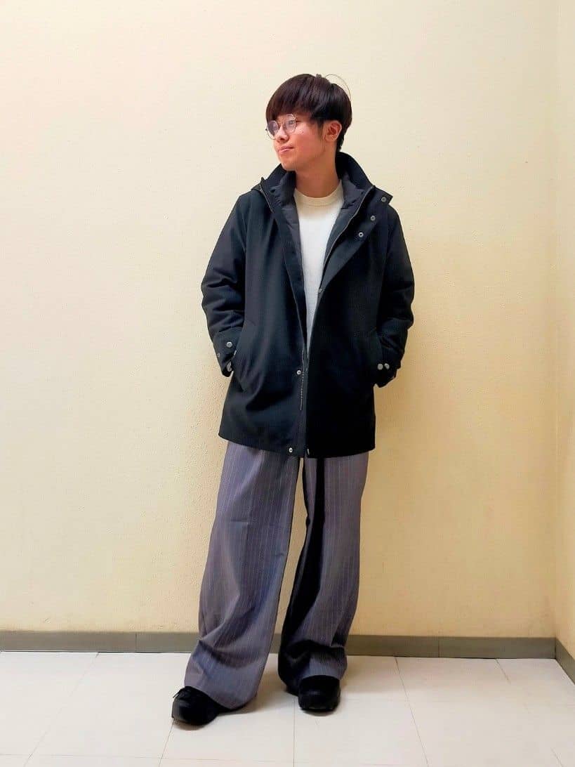 TAKEO KIKUCHIの【Air Palette Knit】ワンポイント カラーニット プルオーバーを使ったコーディネートを紹介します。｜Rakuten Fashion(楽天ファッション／旧楽天ブランドアベニュー)6524469