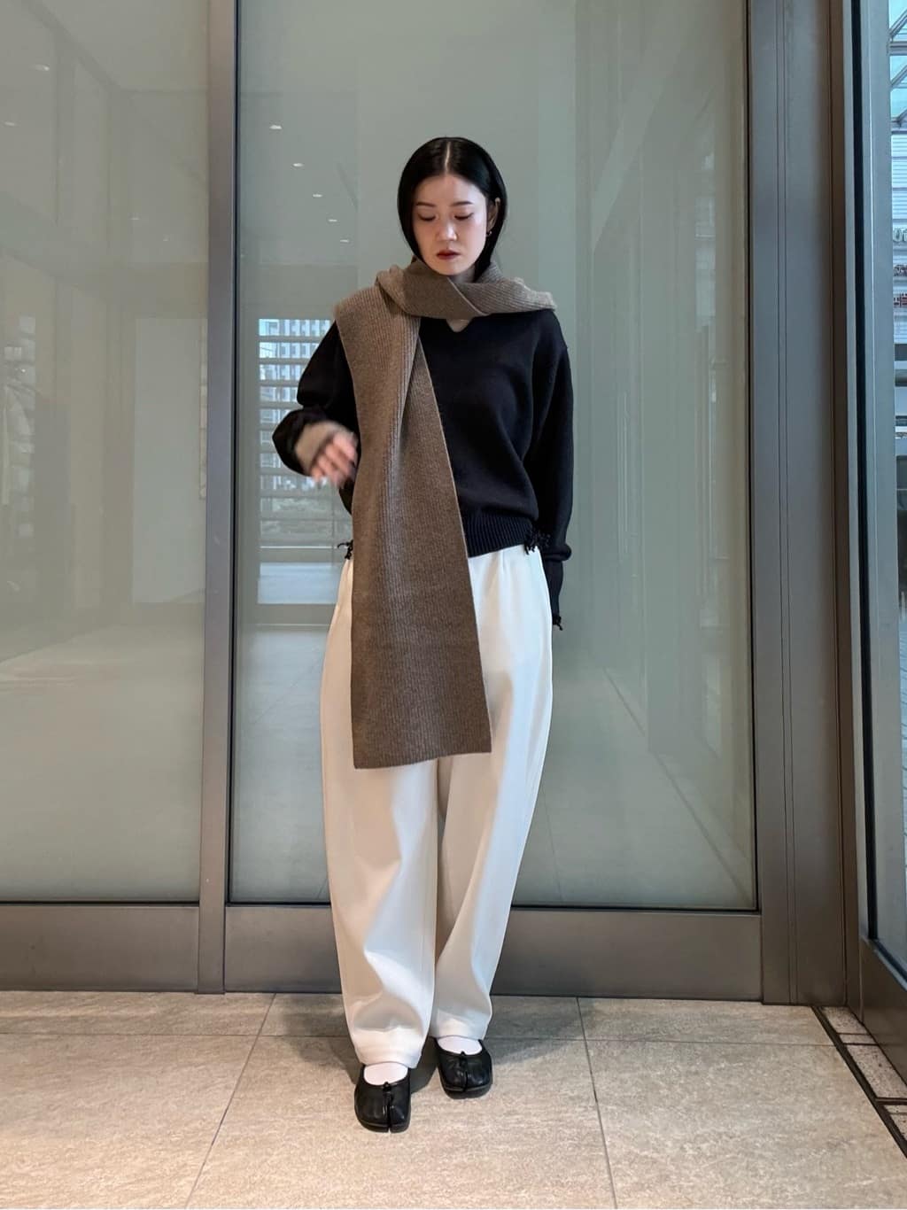 LOEFF フードマフラー YELLOW】<LOEFF>フード マフラーの通販 by UNITED ARROWS OUTLET｜ラクマ