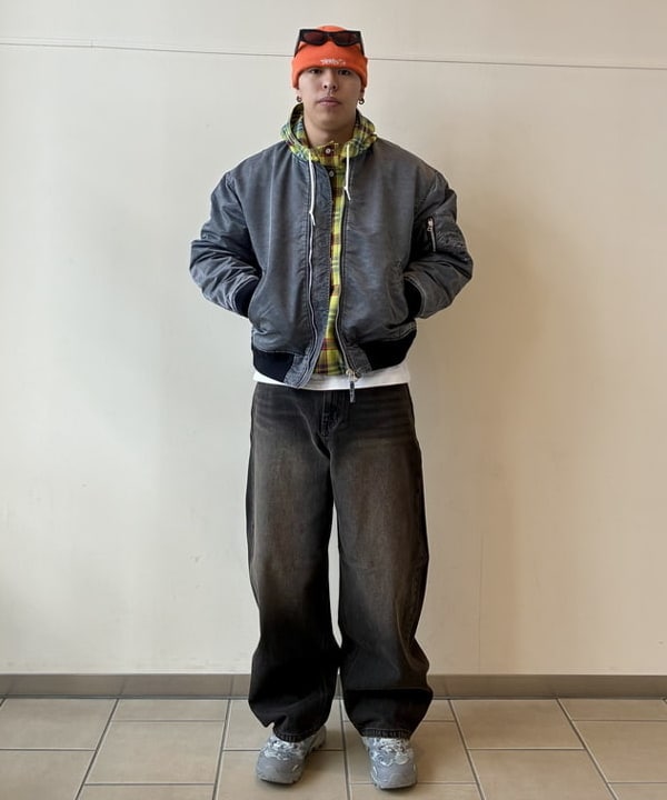 BEAMS HEARTのフェード MA-1を使ったコーディネートを紹介します。｜Rakuten Fashion(楽天ファッション／旧楽天ブランドアベニュー)6525822