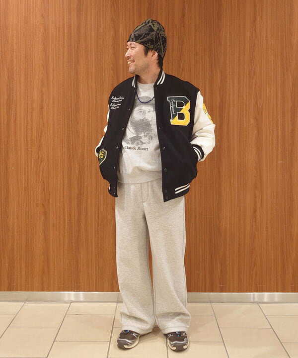 BEAMS HEARTのバーシティー ジャケットを使ったコーディネートを紹介します。｜Rakuten Fashion(楽天ファッション／旧楽天ブランドアベニュー)6525839