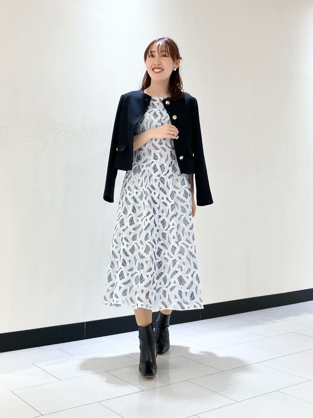 ANAYI | カスカータチュールフレア ワンピース | Rakuten Fashion(楽天