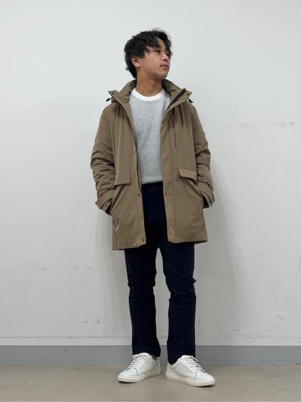 TAKEO KIKUCHIの【None Of Stress】ストレッチ ダウンブルゾンを使ったコーディネートを紹介します。｜Rakuten Fashion(楽天ファッション／旧楽天ブランドアベニュー)6527532