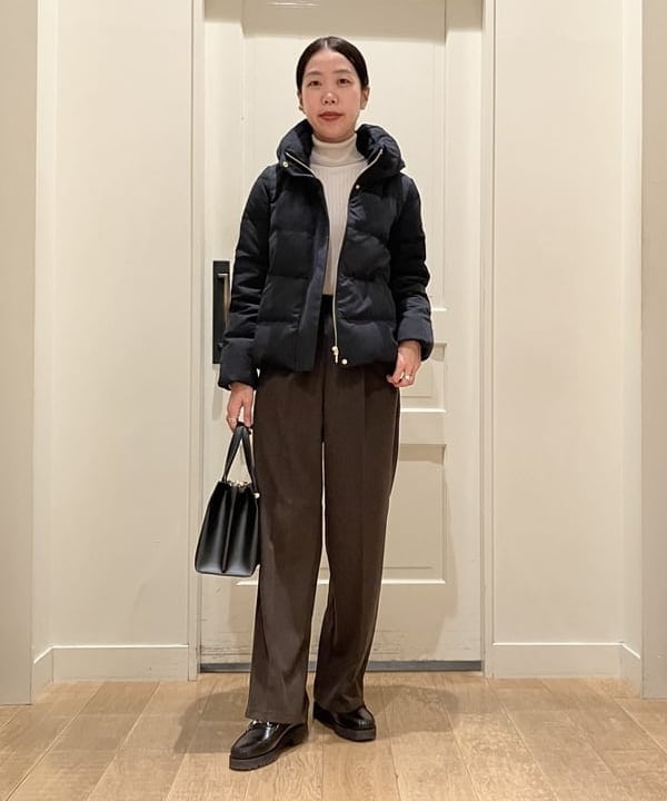 BEAMS HEARTのボリューム ネック ダウンジャケット (S,M) 25AW レディース アウター 上品 定番を使ったコーディネートを紹介します。｜Rakuten Fashion(楽天ファッション／旧楽天ブランドアベニュー)6528804