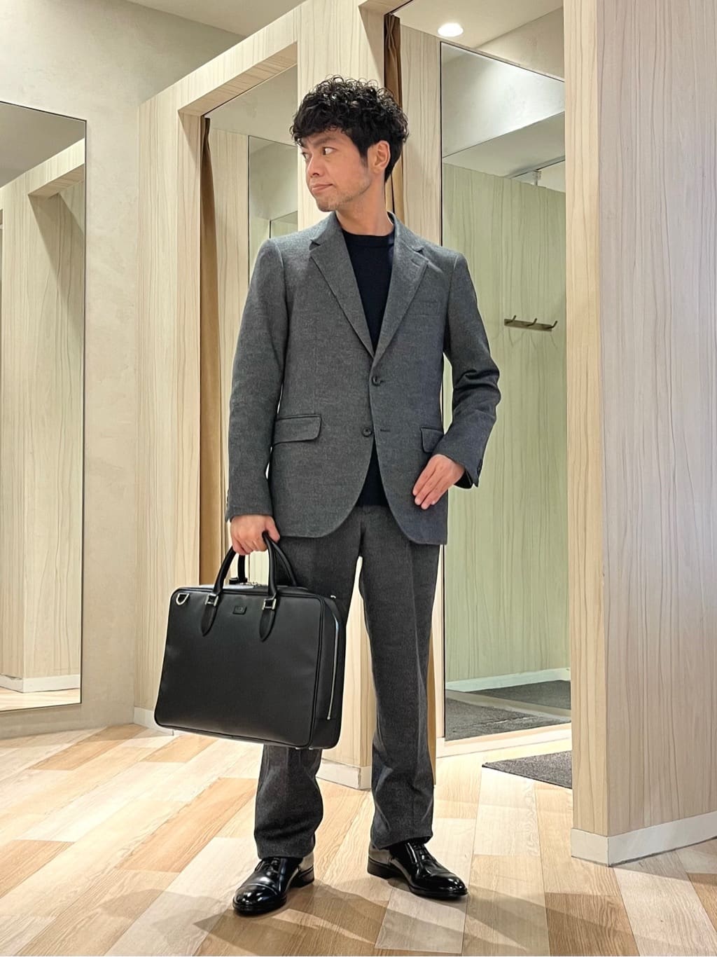 TAKEO KIKUCHIの【Sサイズ~】尾州織 ピンヘッドムリネ ジャケットを使ったコーディネートを紹介します。｜Rakuten Fashion(楽天ファッション／旧楽天ブランドアベニュー)6528998