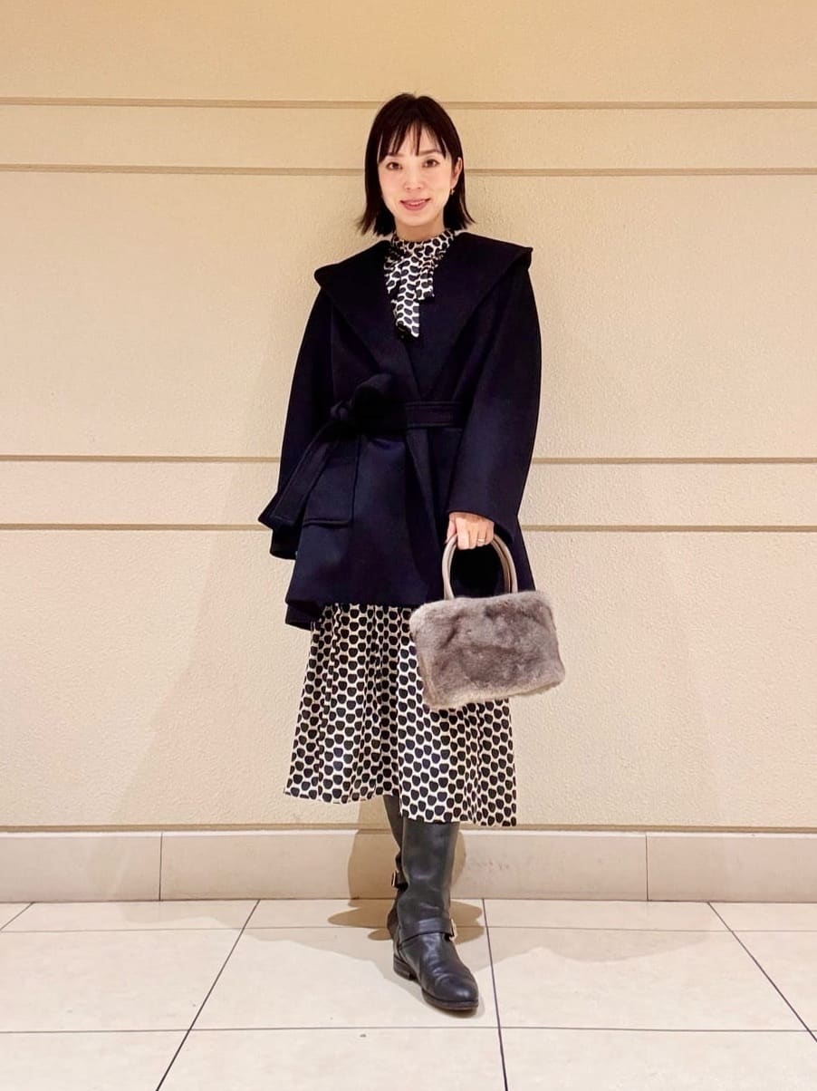 ANAYI | カシミヤ混フードガウンコート | Rakuten Fashion(楽天