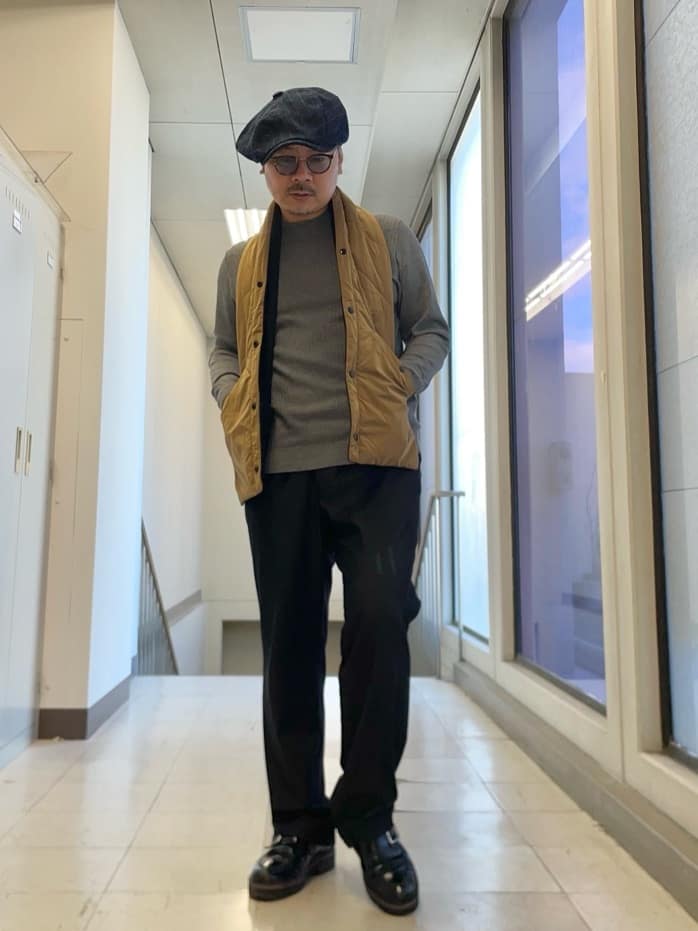 TAKEO KIKUCHIの【Sサイズ~】ハイゲージ モックネック ニット プルオーバーを使ったコーディネートを紹介します。｜Rakuten Fashion(楽天ファッション／旧楽天ブランドアベニュー)6529829