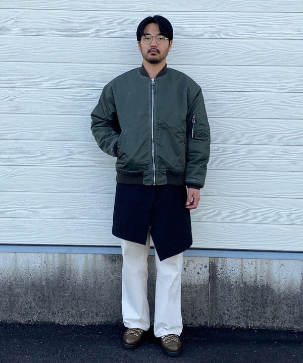 BEAMS HEARTのフェード MA-1を使ったコーディネートを紹介します。｜Rakuten Fashion(楽天ファッション／旧楽天ブランドアベニュー)6530041