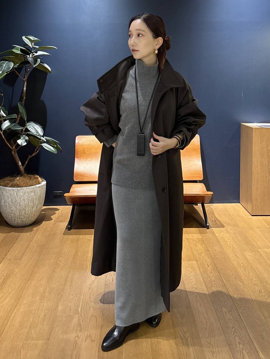 美品 Curensology *2025ss 定番コットンリブタイトスカート Curensology | コットンリブタイトスカート | Rakuten Fashion(楽天