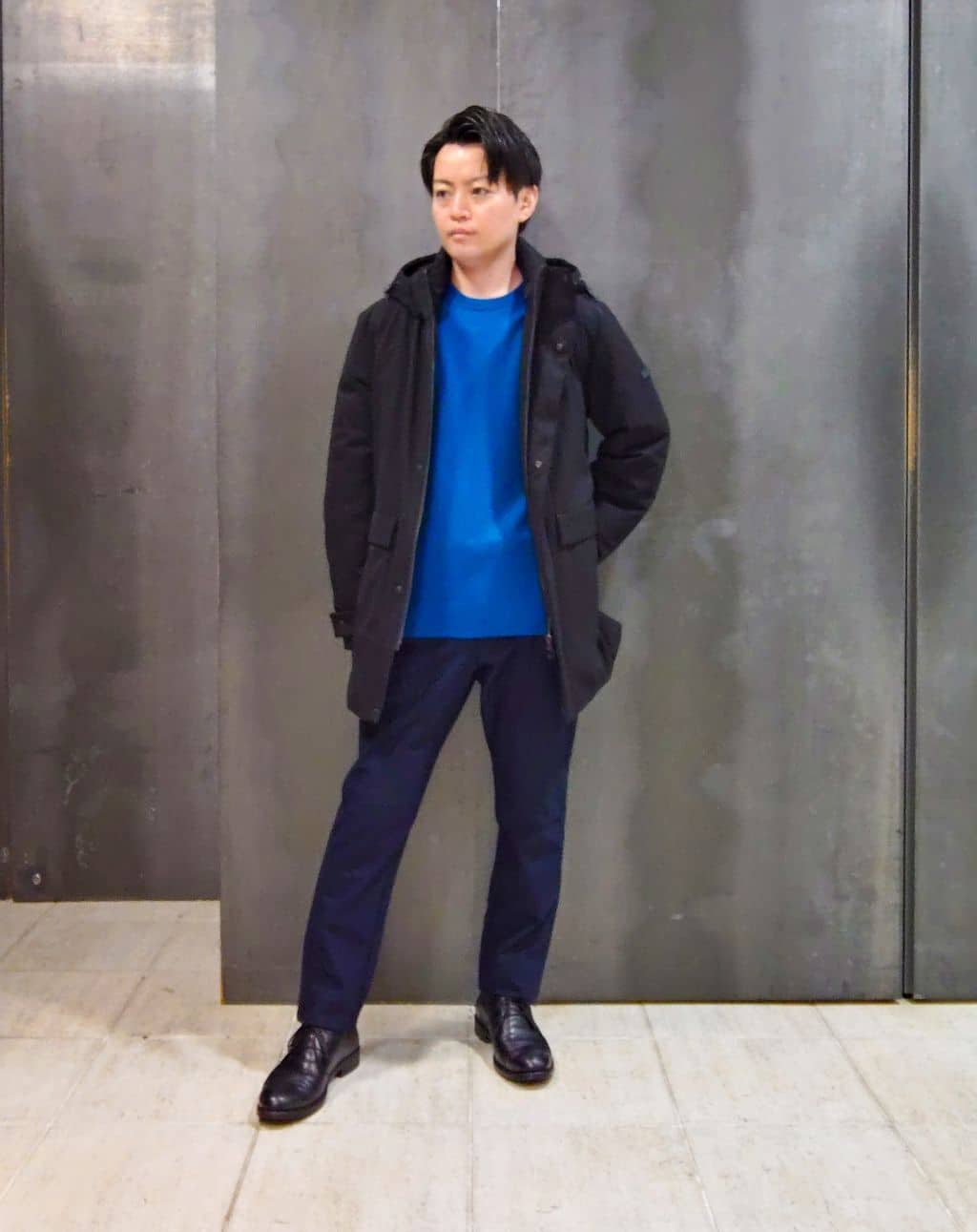 TAKEO KIKUCHIの【None Of Stress】ストレッチ ダウンブルゾンを使ったコーディネートを紹介します。｜Rakuten Fashion(楽天ファッション／旧楽天ブランドアベニュー)6533556
