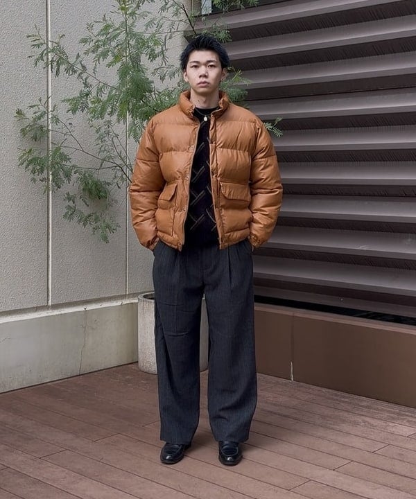 BEAMS HEARTのフェイクレザー 中綿 ブルゾンを使ったコーディネートを紹介します。｜Rakuten Fashion(楽天ファッション／旧楽天ブランドアベニュー)6535452