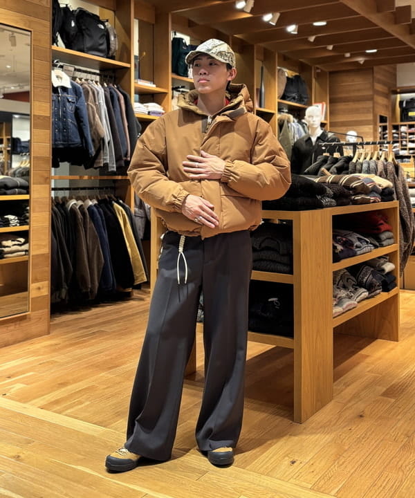BEAMS MENのワイドフィット Dermizax (TM) リバーシブル ダウン 