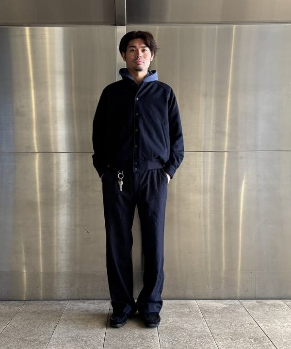 BEAMS MENの【別注】TAION * IG / メルトン バーシティ ジャケットを