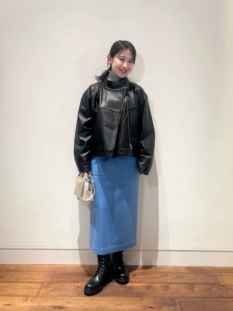 allurevilleの2WAYネックリブタートルを使ったコーディネートを紹介します。｜Rakuten Fashion(楽天ファッション／旧楽天ブランドアベニュー)6535971