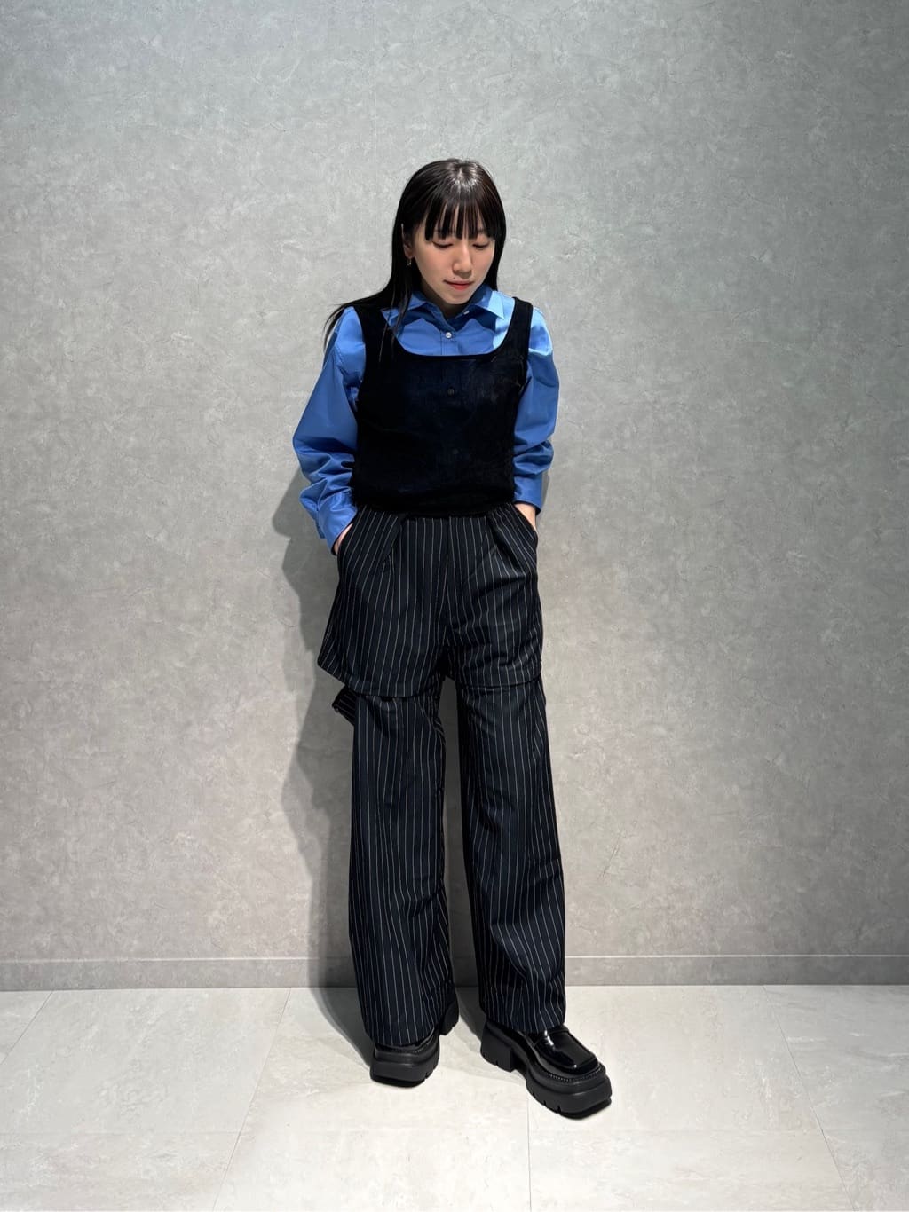 新品! ODETTE E ODILE スクエアセンターシーム フラット25↓↑黒 スクエアセンターシーム フラット25↓↑