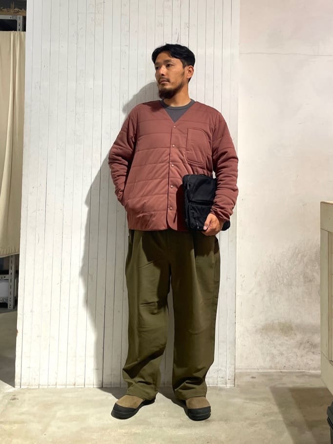 Snow PeakのFlexible Insulated Cardiganを使ったコーディネートを紹介します。｜Rakuten Fashion(楽天ファッション／旧楽天ブランドアベニュー)6536543