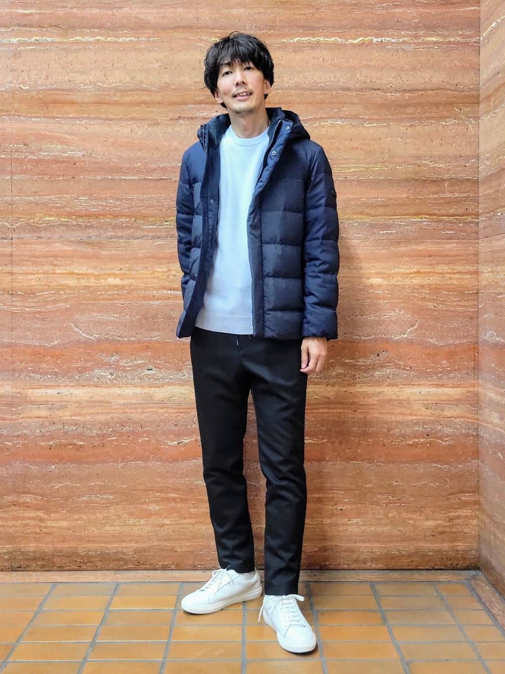 TAKEO KIKUCHIのカラーコンビ ダウンブルゾンを使ったコーディネートを紹介します。｜Rakuten Fashion(楽天ファッション／旧楽天ブランドアベニュー)6536787