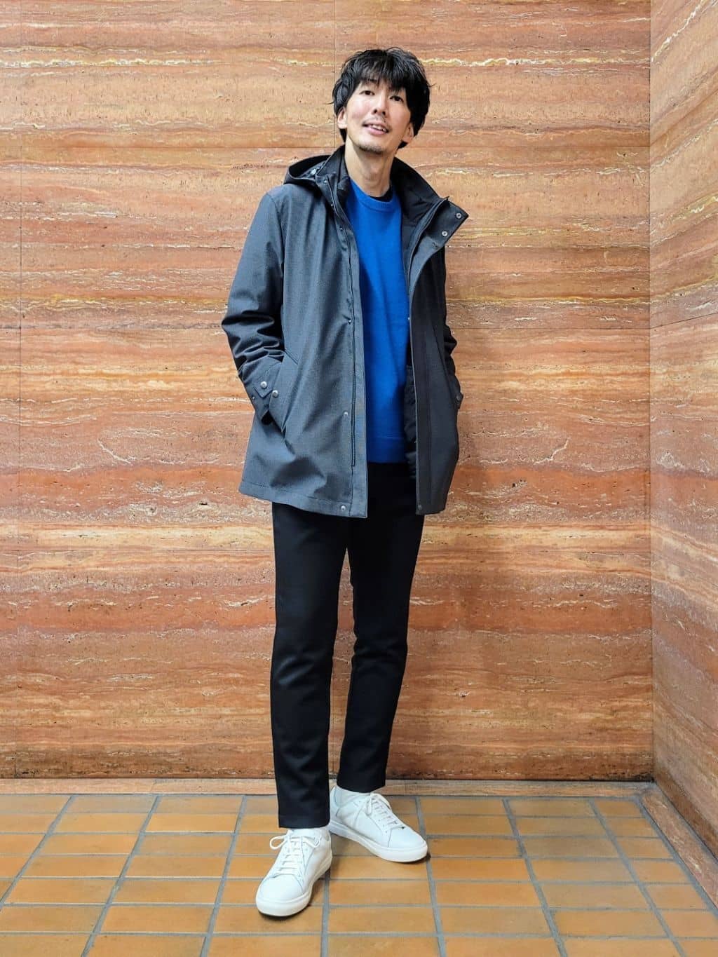 TAKEO KIKUCHIの【3WAY】ドビー ダウンライナー付ブルゾンを使ったコーディネートを紹介します。｜Rakuten Fashion(楽天ファッション／旧楽天ブランドアベニュー)6536789