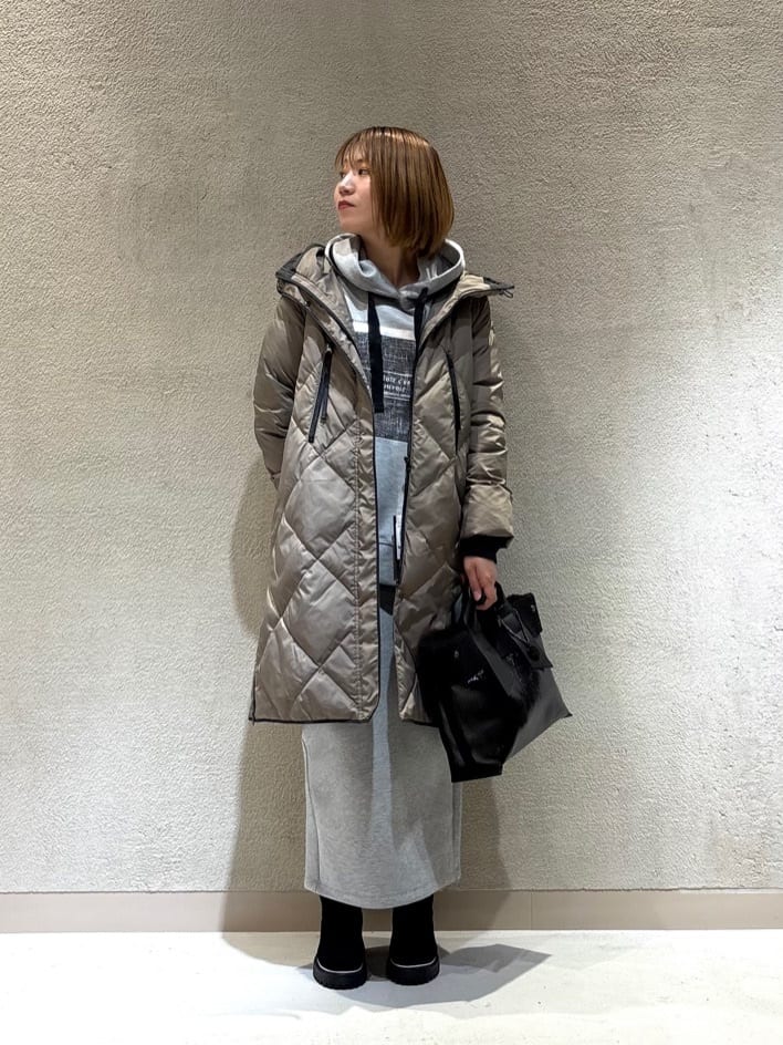 Vinのキルティングダウンコートを使ったコーディネートを紹介します。｜Rakuten Fashion(楽天ファッション／旧楽天ブランドアベニュー)6537241