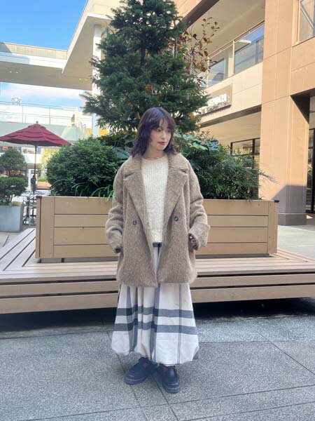 AS KNOW AS plusの♪裾バルーンロングスカートを使ったコーディネートを紹介します。｜Rakuten Fashion(楽天ファッション／旧楽天ブランドアベニュー)6538018