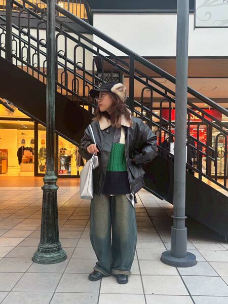 AS KNOW AS plusの♪シャギーとアランでニットプルオーバーを使ったコーディネートを紹介します。｜Rakuten Fashion(楽天ファッション／旧楽天ブランドアベニュー)6538030