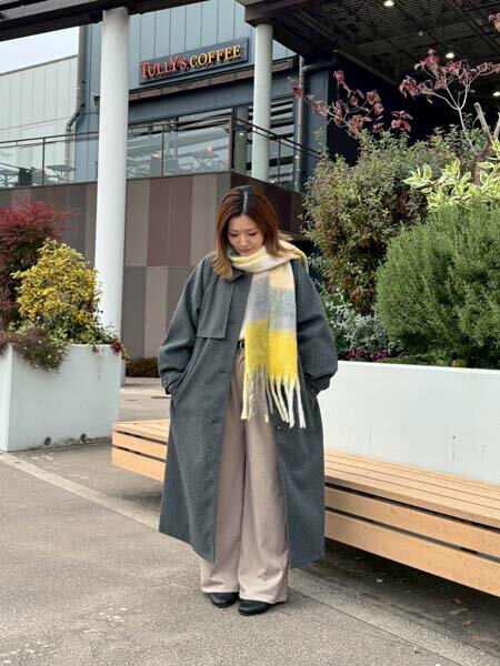 AS KNOW AS plusの♪ボリュっとふわマフラーを使ったコーディネートを紹介します。｜Rakuten Fashion(楽天ファッション／旧楽天ブランドアベニュー)6538041