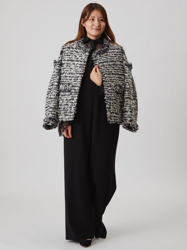 1er Arrondissementのツイードコートを使ったコーディネートを紹介します。｜Rakuten Fashion(楽天ファッション／旧楽天ブランドアベニュー)6538380