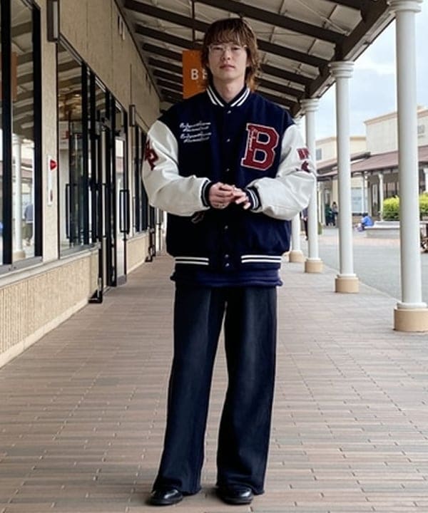 BEAMS HEARTのバーシティー ジャケットを使ったコーディネートを紹介します。｜Rakuten Fashion(楽天ファッション／旧楽天ブランドアベニュー)6538965