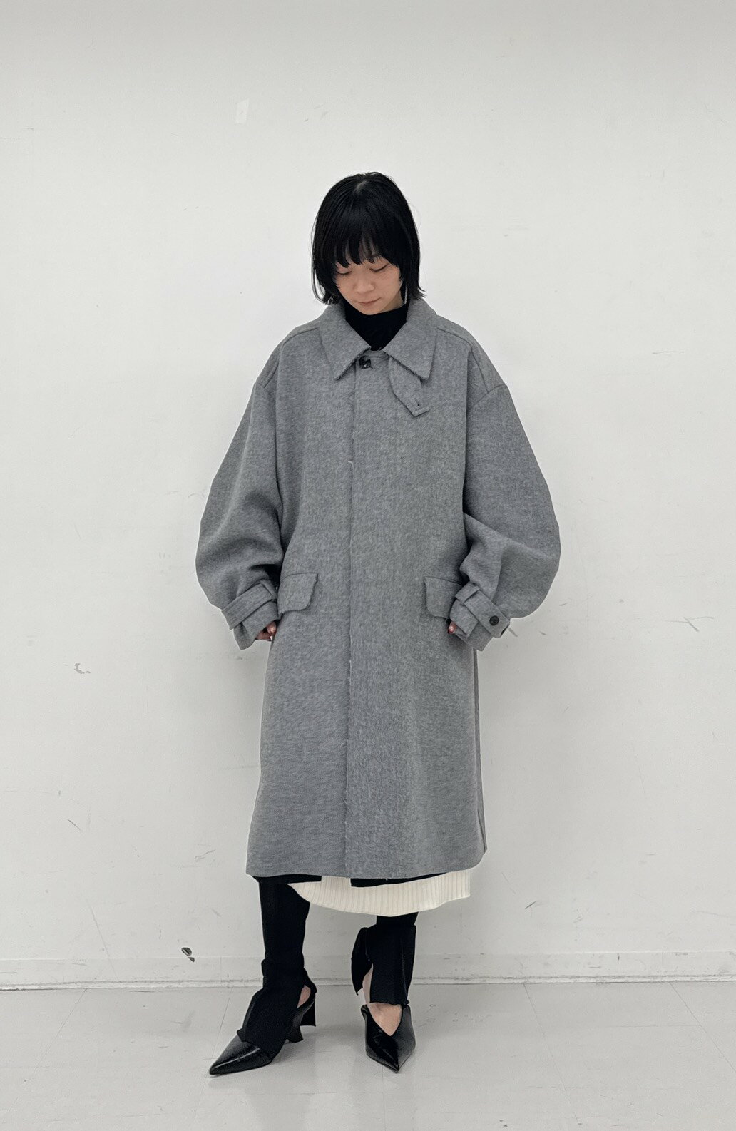 PRANK PROJECTのウールステンカラーコートを使ったコーディネートを紹介します。｜Rakuten Fashion(楽天ファッション／旧楽天ブランドアベニュー)6541337