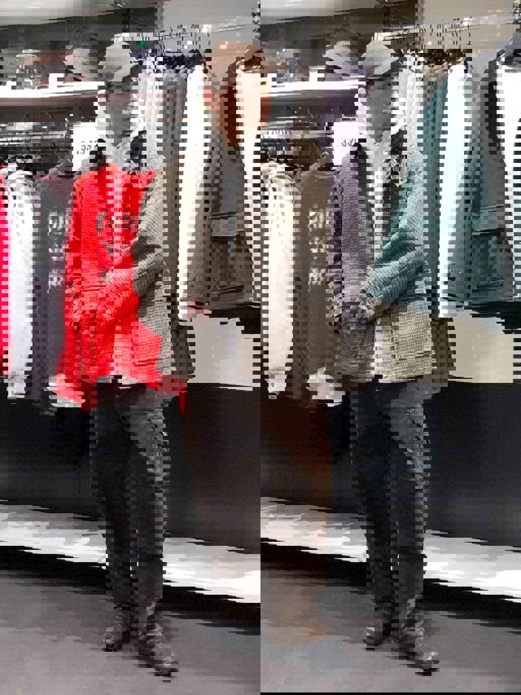 LAKOLEのウーリーテックハンティングブルゾンを使ったコーディネートを紹介します。｜Rakuten Fashion(楽天ファッション／旧楽天ブランドアベニュー)6541402