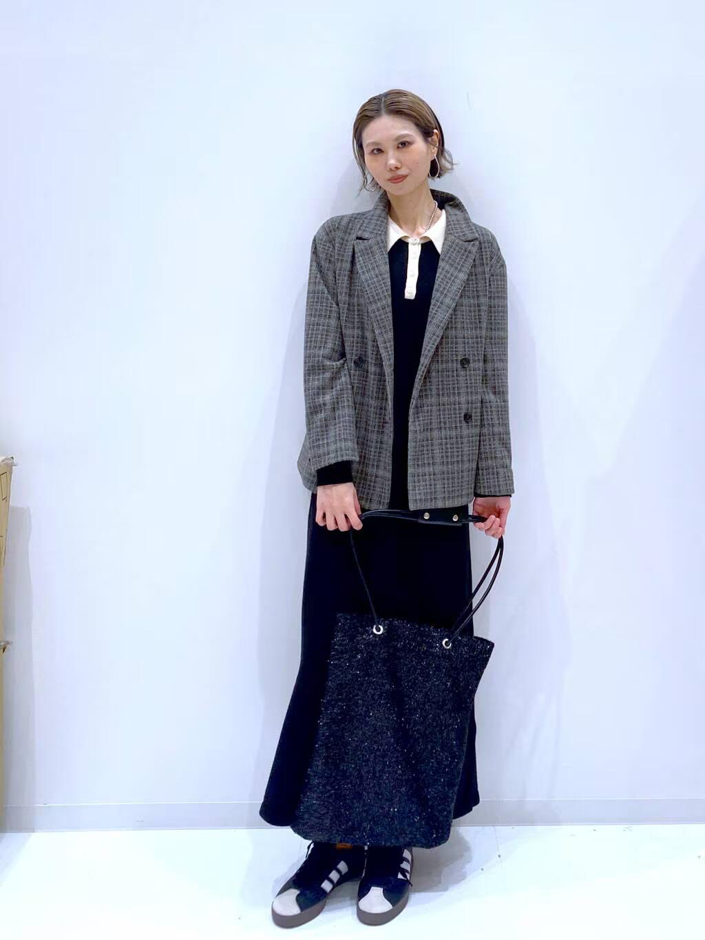 LAKOLEの起毛ダブルテーラードジャケットを使ったコーディネートを紹介します。｜Rakuten Fashion(楽天ファッション／旧楽天ブランドアベニュー)6541392