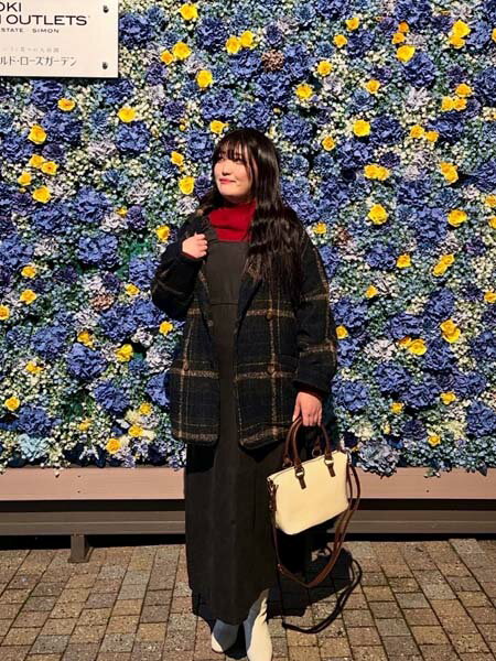 AS KNOW AS plusの☆デザインカーゴジャンパースカートを使ったコーディネートを紹介します。｜Rakuten Fashion(楽天ファッション／旧楽天ブランドアベニュー)6541605