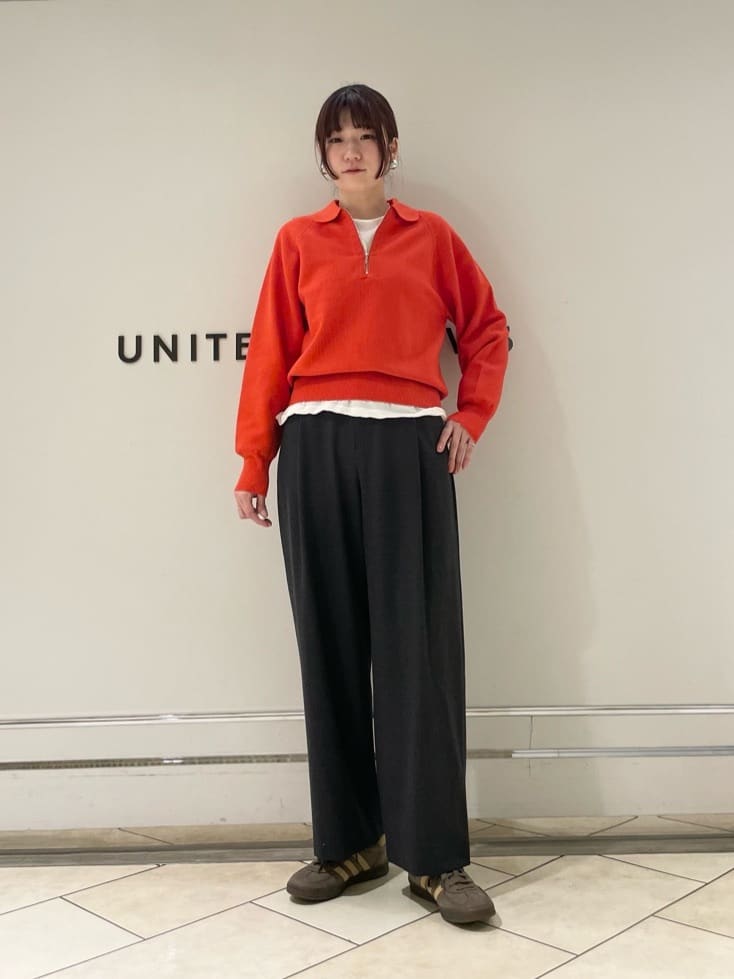 UNITED ARROWS LTD. OUTLET | カノコニット ハーフジッププルオーバー