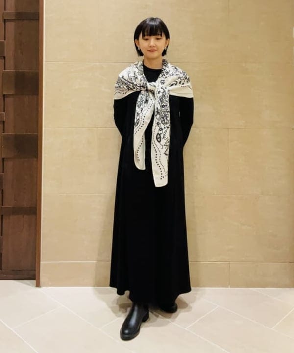 美品　LEE×デミルクスビームス　スーパーシンプルワンピース .M　36　黒 美品 LEE×デミルクスビームス スーパーシンプルワンピース .M 36 黒