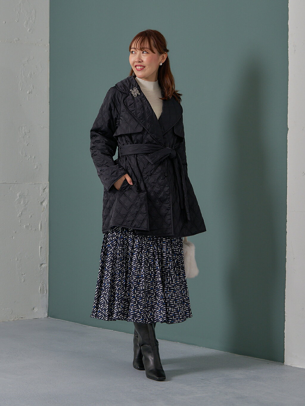 ANAYI | キルティングテーラードロストコート | Rakuten Fashion(楽天