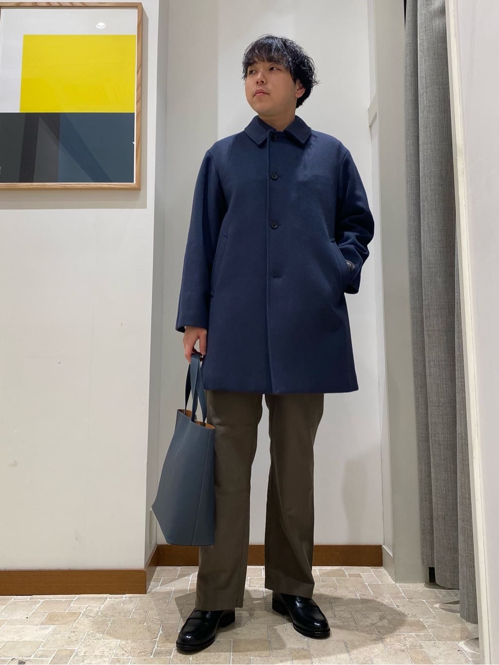 UNITED ARROWS LTD. OUTLETのスーパー120 メルトン バルカラー コートを使ったコーディネート | Rakuten ...