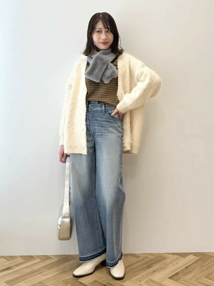 AMERICAN HOLICのカールシャギーカーディガンを使ったコーディネートを紹介します。｜Rakuten Fashion(楽天ファッション／旧楽天ブランドアベニュー)6545785