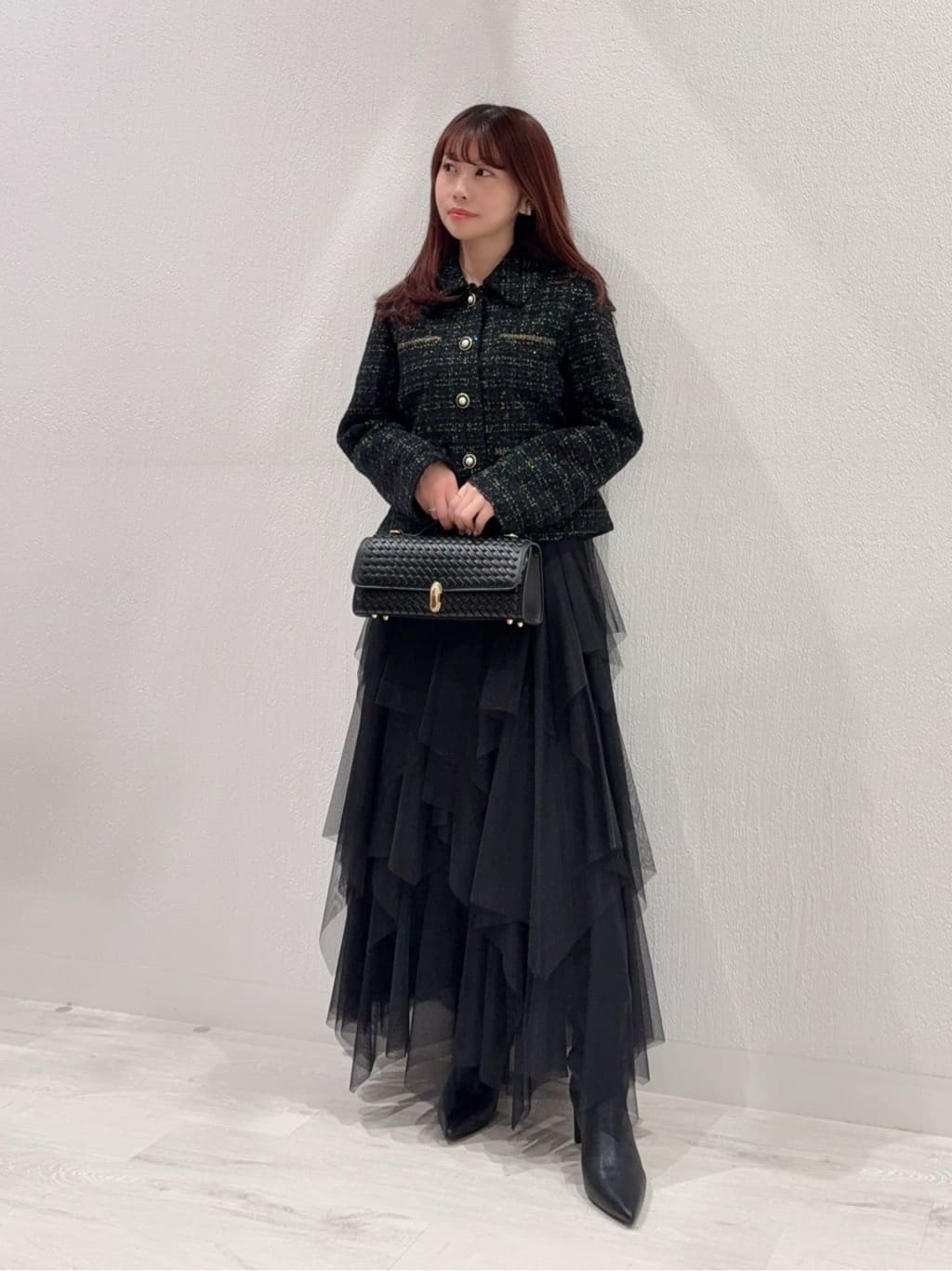 Vinの差し編みメッシュイーストウエストバッグを使ったコーディネートを紹介します。｜Rakuten Fashion(楽天ファッション／旧楽天ブランドアベニュー)6545879