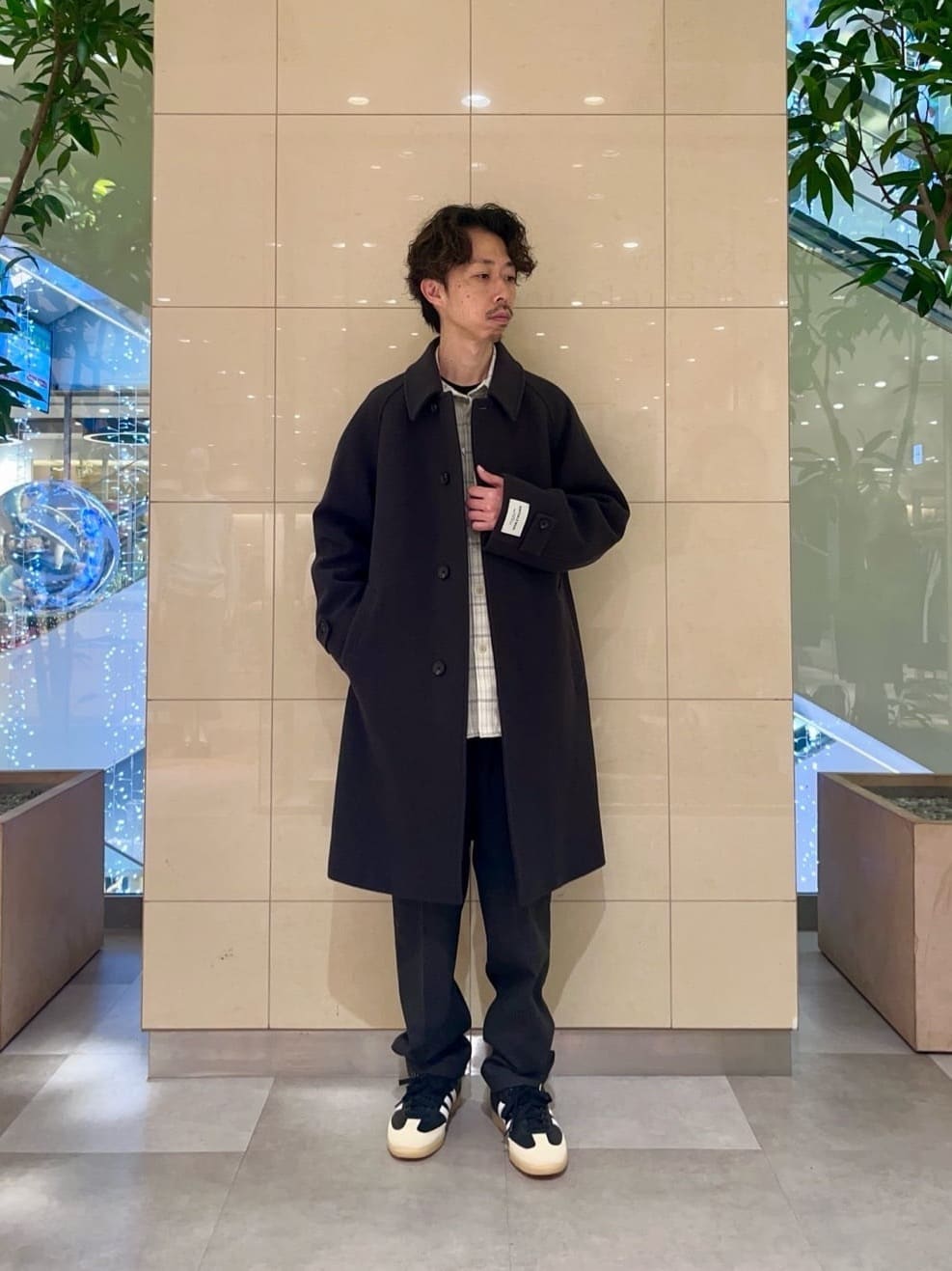 UNITED ARROWS LTD. OUTLETのSENTDALE WOOL ステンカラーコートを使っ